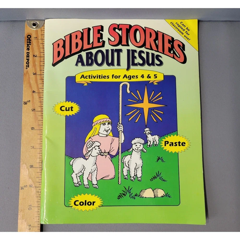 Bible Stories about Jesus Activities Book by Darlene Hoffa 1995 Paperback Kids - Picture 10 of 16